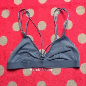 Victoria's Secret Strappy Triangle Bralette new VS Bra Blue